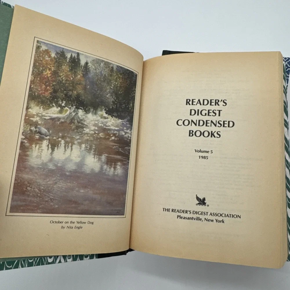Lot of 2 Vintage Reader's Digest Condensed Books Volume 4 & 5 1980 Hardcover
